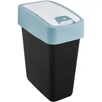 OEM Petite poubelle bleue de 10 litres avec couvercle à charnière