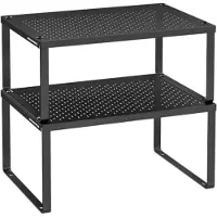 OEM Petit ensemble d'accessoires de rangement de cuisine en métal noir