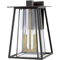 Elstead Lighting Applique murale d'extérieur Bronze / Laiton vieilli E14 60 W Walker