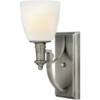HINKLEY Elstead Truman : Applique murale, douille E27, finition nickel antique