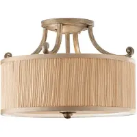 Elstead Lighting Plafonnier Elstead Abbey E27 triple, argent sable