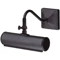ELSTEAD Applique murale Picture Light noire, 1xE14x40W, métal, dim. : 13,5 x 19 x 20 cm, IP20, Elstead