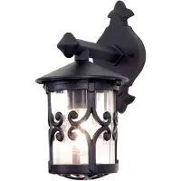 Elstead Lighting Applique extérieure Hereford 1xE27 noire Elstead BL8-BLACK
