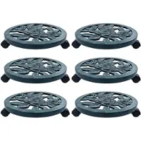 vidaXL Rouleau pour plantes 6 pcs. Vert 38 cm plastique