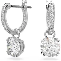 Swarovski Boucles d'oreilles 'Stilla' argent / transparent