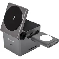Choetech T632-F 3W1 Chargeur Inductif 15W (Noir)