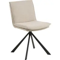 Fonq Flynn chaise de salle à manger beige.