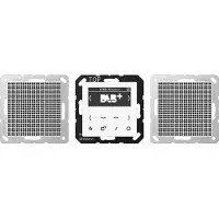 JUNG Smart Radio DAB+ DABA2WW (DAB+ DAB, FM, WiFi), Radio, Blanc
