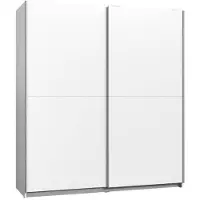 Merkloos FINLANDEK Armoire de chambre ULOS style contemporain blanc - L 170,3 cm