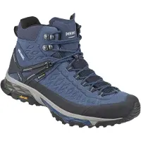 Meindl - Chaussures de randonnée journée en GORE-TEX - Top Trail Mid GTX Blue/Jeans pour Homme en Cuir - Taille 46,5 - Bleu
