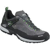 Meindl - Chaussures de randonnée en GORE-TEX - Top Trail GTX Grey Lime pour Homme en Cuir - Taille 43 - Gris