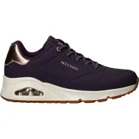 SKECHERS Baskets basses 'Uno-Shimmer Away' bleu violet