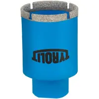 Tyrolit Couronne diamantée DDT Premium Ø 52 mm Longueur 45 mm convient pour carrelage / granit / marbre M14 (52 mm)