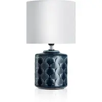 Pauleen lampe de table Glowing Midnight E14 max. 20W bleu, blanc