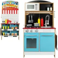 Colorbaby Cuisine En Bois Pour Enfants-glacier