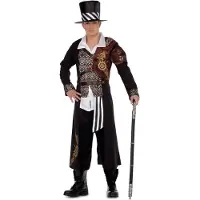 MOM Lord Steampunk Costume Marron XL Enfants