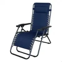 Aktive 61143 Folding Chair 0 Gravity Multiposition Argenté