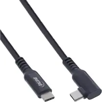 InLine Câble USB 3.2 Gen.1, USB-C mâle/mâle coudé pour VR, noir, 5m