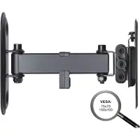 Puremounts Support TV mural PM-FM11-100, VESA 100x100mm