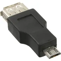 InLine Adaptateur Micro-USB, Micro-B mâle à USB A femelle