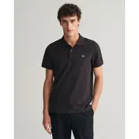 Gant Reg Shield Short Sleeve Polo Noir XS Homme