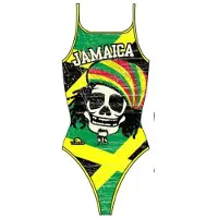 Turbo Jamaica Thin Strap Swimsuit Multicolore 3-4 Years Fille
