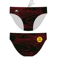 Turbo Isobars Swimming Brief Rouge,Noir 3XL Homme