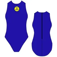 Turbo Basic Waterpolo Royal Swimsuit Bleu 7-8 Years Fille