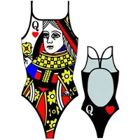 Turbo Maillot De Bain Queen Of Hearts