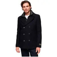 Superdry pour homme. M5011792A Veste en laine 2 en 1 marine (M), Casuel