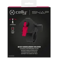 Celly SNAPBIKE, appareil mobile/Smartphone, support passif, Bicycle, Scooter, Black, Support pour smartphone, Noir
