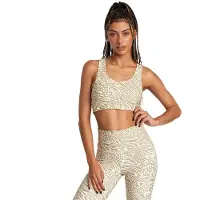 RVCA Essential Sports Bra Beige M Femme