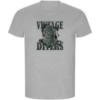 Kruskis Vintage Divers Eco Short Sleeve T-shirt Gris L Homme