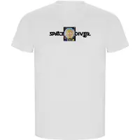 Kruskis Space Diver Eco Short Sleeve T-shirt Blanc S Homme