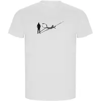 Kruskis Shadow Spearfish Eco Short Sleeve T-shirt Blanc XL Homme