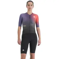 Sportful Bomber Short Sleeve Race Suit Noir,Violet XL Femme