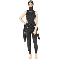 Mares Flexa 3 Mm Hooded Thermal Vest Noir 1 Femme