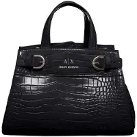 Giorgio Armani Sac cabas Exchange pour femmes, modèle Milano 91, fabriqué de manière durable, avec une boucle en métal et conçu pour être porté à la main