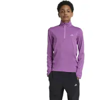 Adidas T-shirt enfant Training AEROREADY 1/2-Zip Long Sleeve Long-Sleeve Top filles - Violet - 15 / 16 ans