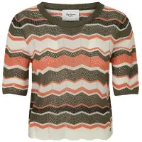 Pepe Jeans Hollis Short Sleeve T-shirt Multicolore L Femme