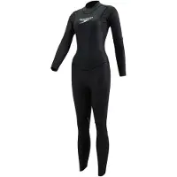 Speedo Proton Thinswim Woman Long Sleeve Neoprene Wetsuit Noir L Femme