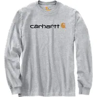 Carhartt Emea Core Logo Long Sleeve T-shirt Gris M Homme