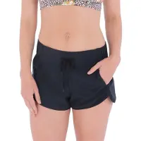 Hurley Aquas Solid 2.5´´ Swimming Shorts Noir XS Femme