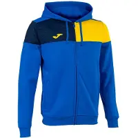 Joma Crew V Full Zip Sweatshirt Bleu S Homme