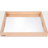 TickiT Miroir en bois Plateau sensoriel Jouet éducatif pour enfants