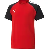 Puma Teampacer Maillot manches courtes enfants - Rouge / Noir