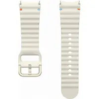 Samsung Bracelet Sport original Galaxy Watch 4 / 5 / 6 / 7 / FE (20 mm) - Taille S/M - Cream