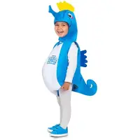 MOM Seahorse Kids Costume Bleu 12-24 Months Enfants