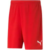 Puma Pantalon de sport 'TeamRise' rouge / blanc
