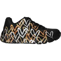 SKECHERS Baskets basses enfant UNO LITE filles - Noir - 34